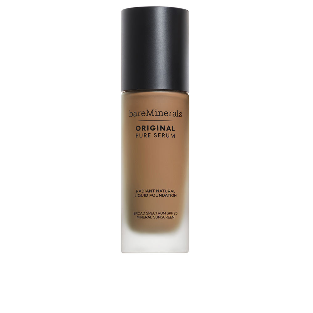 Bare Minerals Original Pure Serum Liquid Foundation #Medium Deep Neutral 4.5 30 Ml