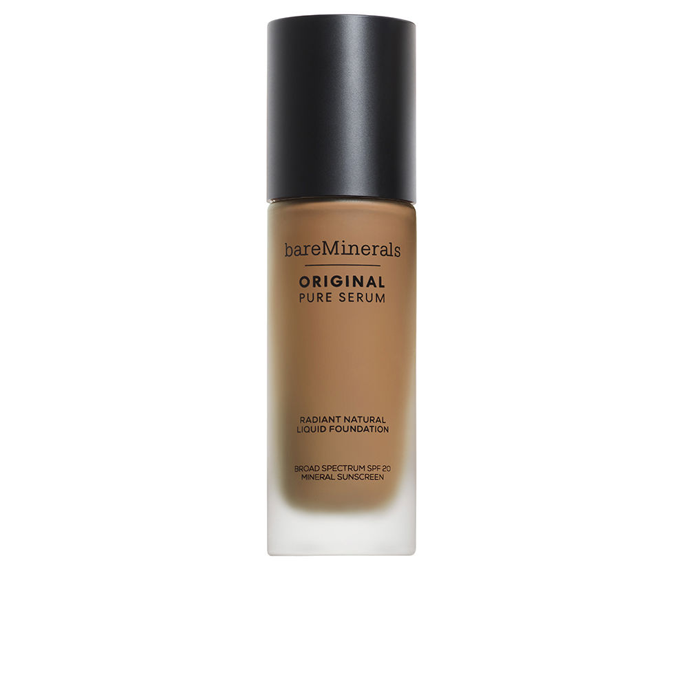 Bare Minerals Original Pure Serum Liquid Foundation #Medium Deep Warm 4.5 30 Ml