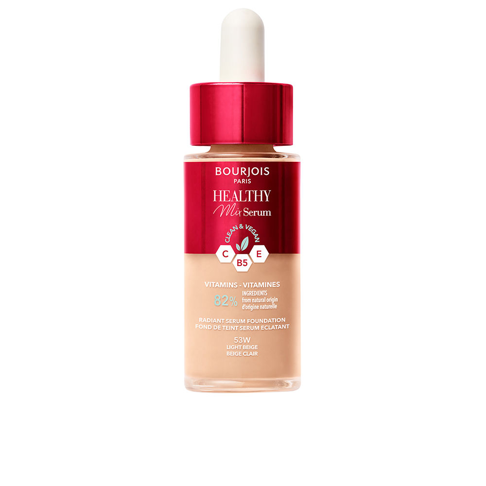 Bourjois Healthy Mix Serum Foundation Makeup Base #53w-Light Beige 30 Ml