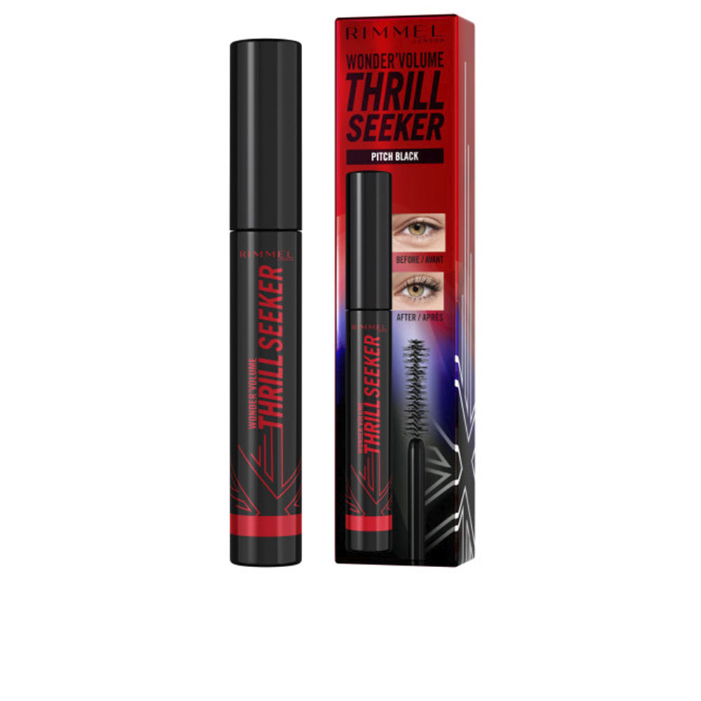 Rimmel London Wonder' Volume Thrill Seeker Mascara #004-Pitch Black 8 Ml