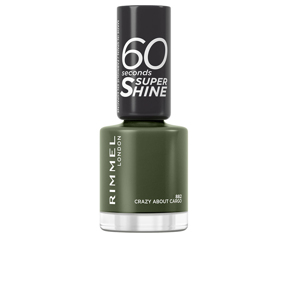 Rimmel London 60 Seconds Super Shine Nail Polish #882-Crazy About Cargo 8 Ml