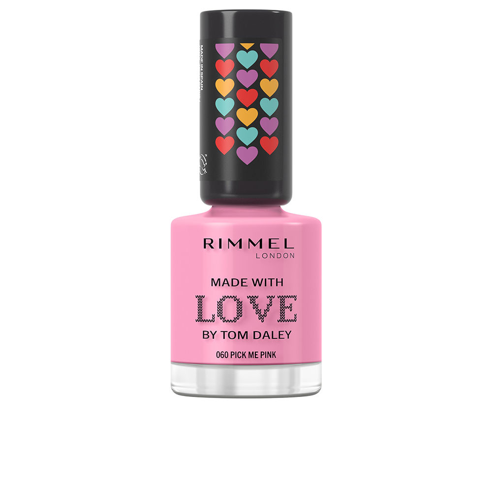 Rimmel London Made With Love By Tom Daley Nail Polish #060-Pick Me Pink 8 Ml