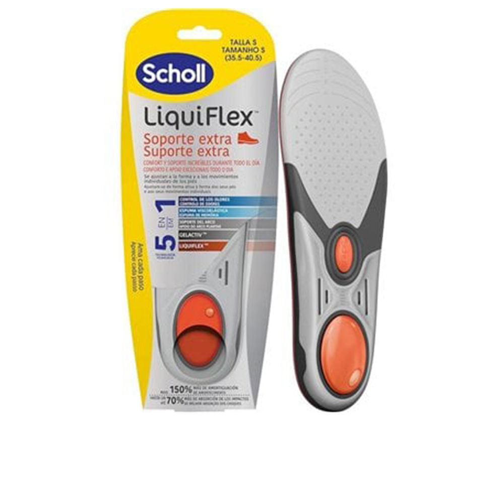 Scholl Liquiflex Insoles Reinforced Support #Size 35.5-40.5 1 U
