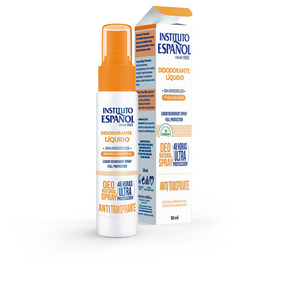 Instituto Español Total Protection Liquid Deodorant Spray 50 Ml