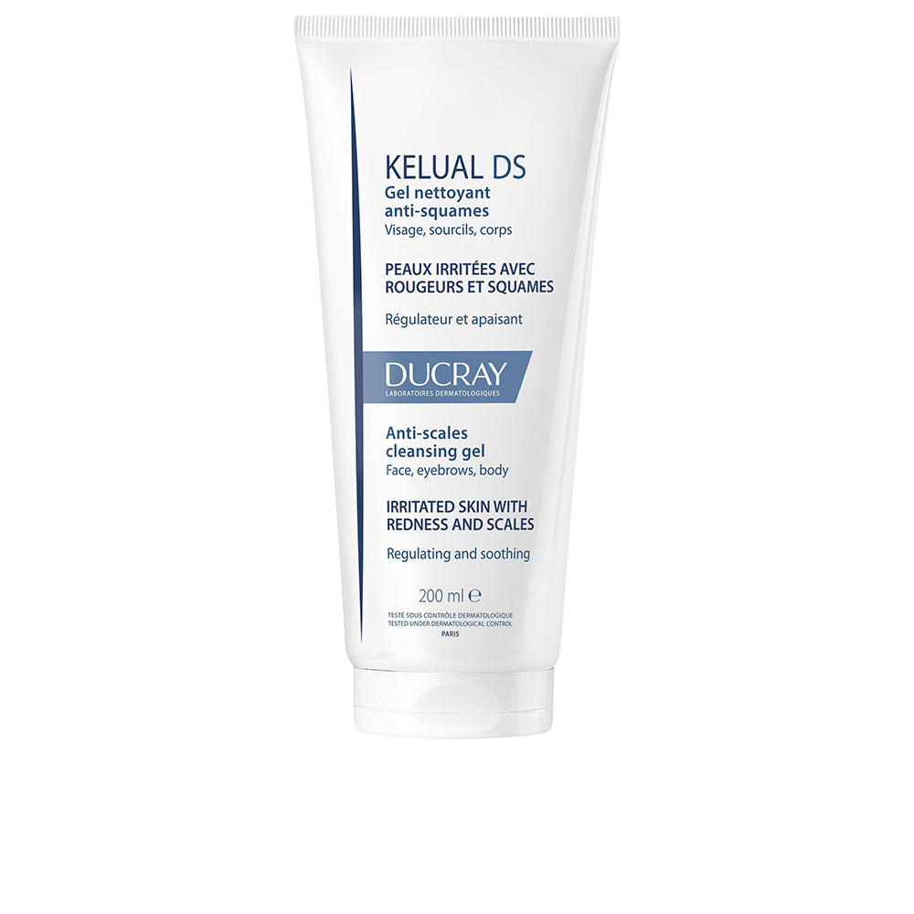 Ducray Kelual Ds Facial Cleansing Gel For Irritated Skin 200 Ml