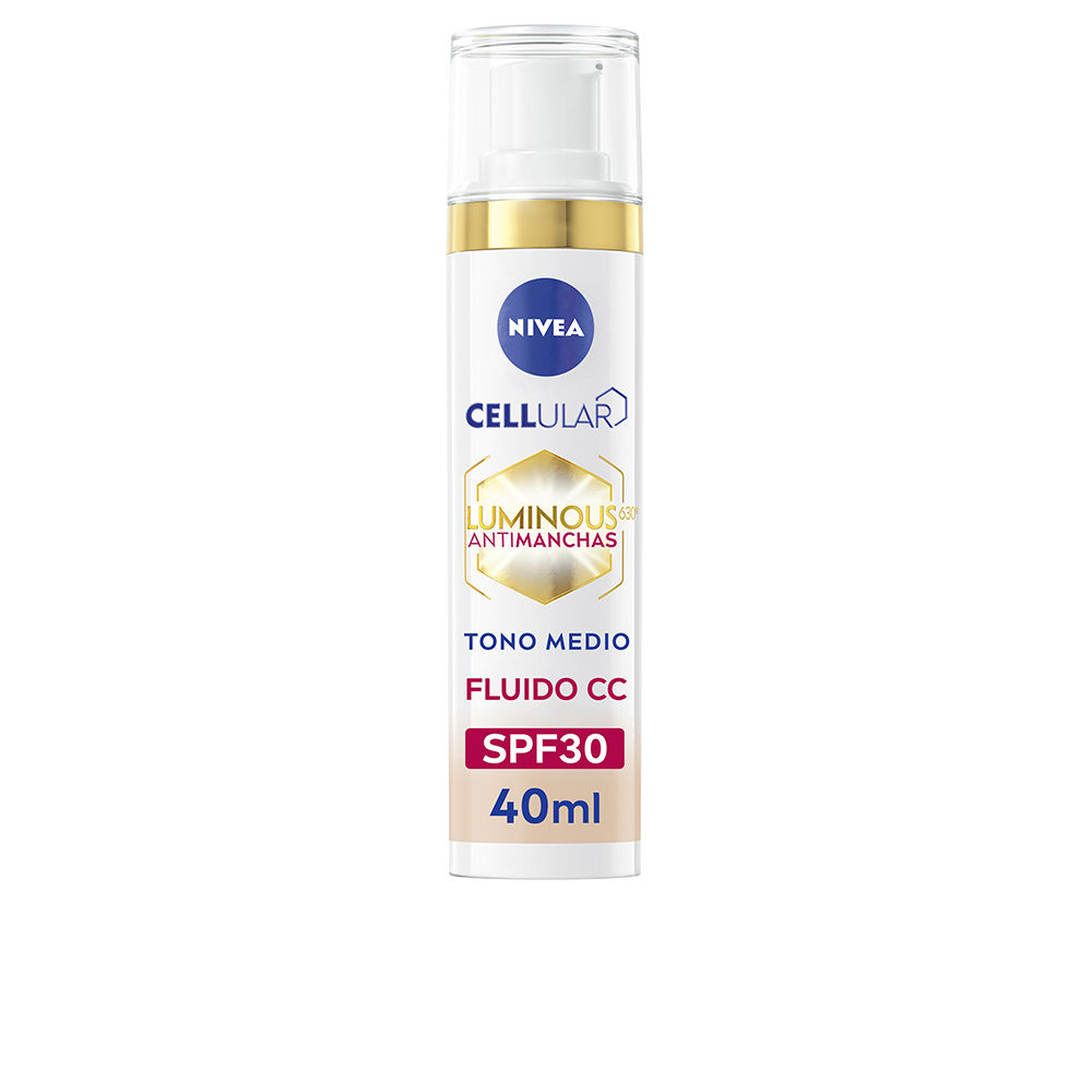 Nivea Luminous 630º Anti Stain Cc Fluid Spf30 #Medium 40 Ml