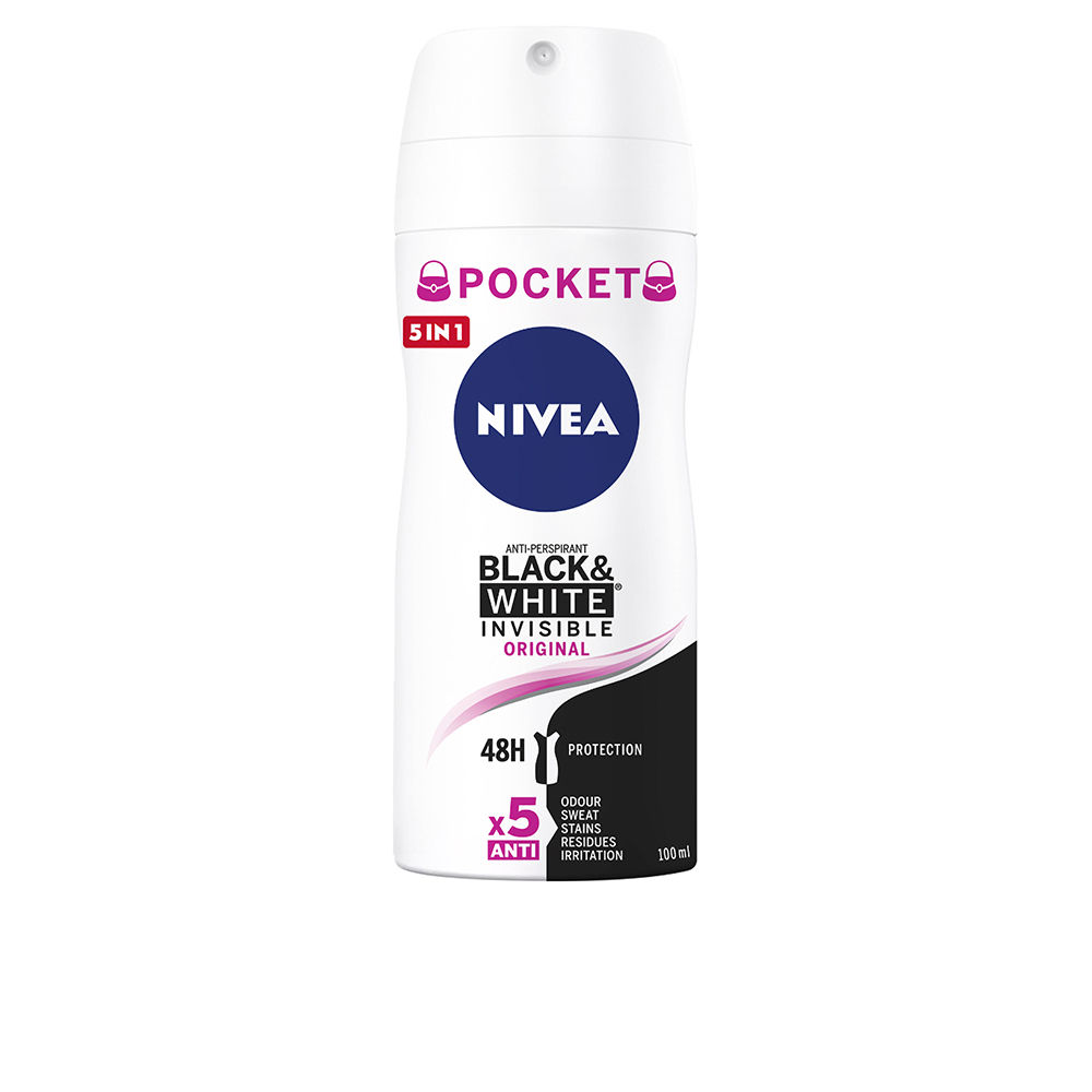 Nivea Black &Amp; White Invisible Deo Vapo 100 Ml