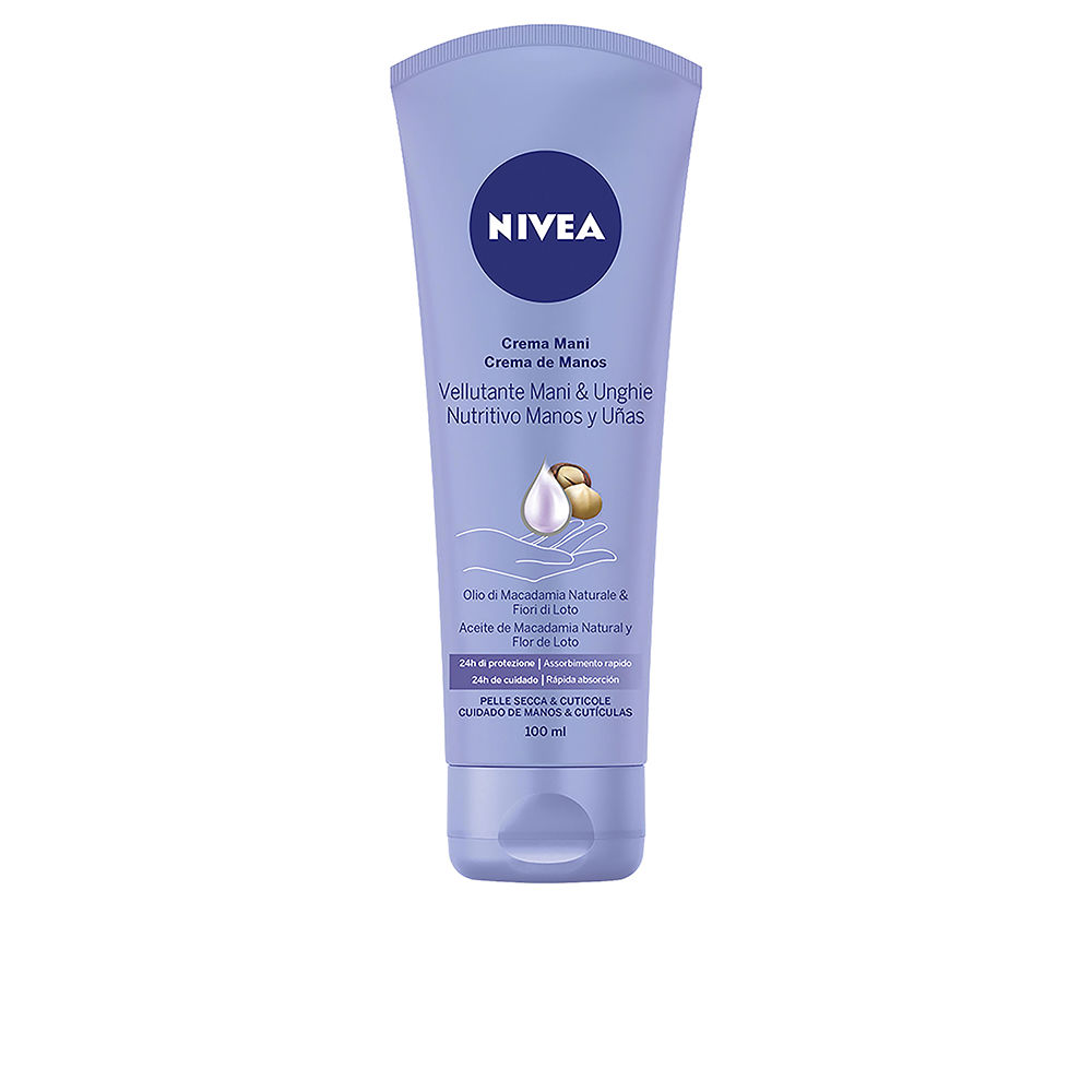 Nivea Nutritious Hand Cream For Dry Skin Macadamia Oil 100 Ml