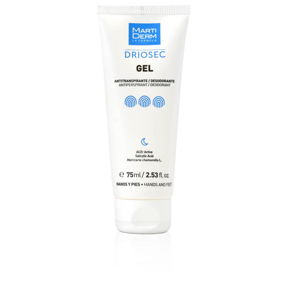 Martiderm Driosec Antiperspirant Gel For Hands And Feet 75 Ml