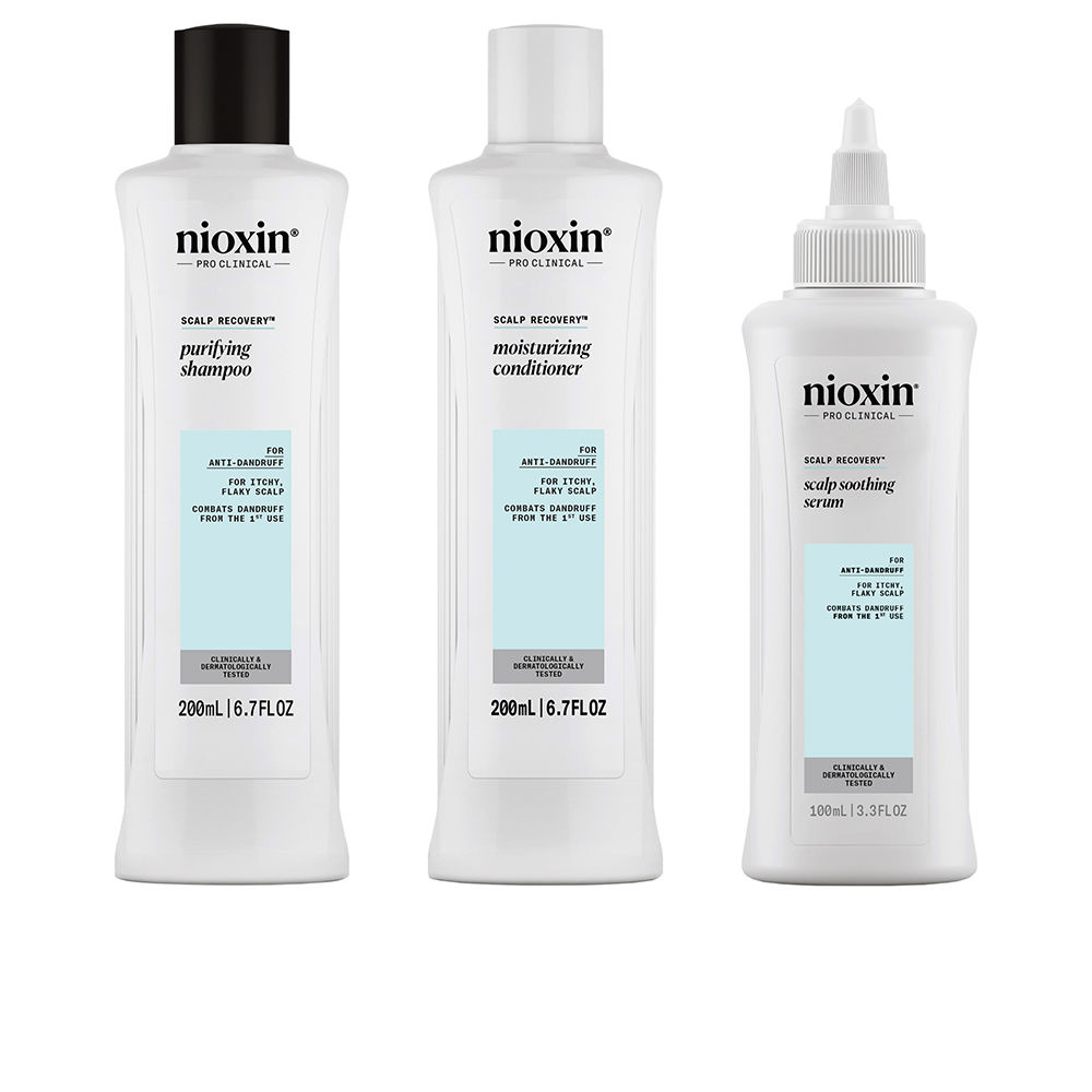 Nioxin Scalp Recovery - Anti-Dandruff Kit - Flaky And Itchy Scalp 3 U