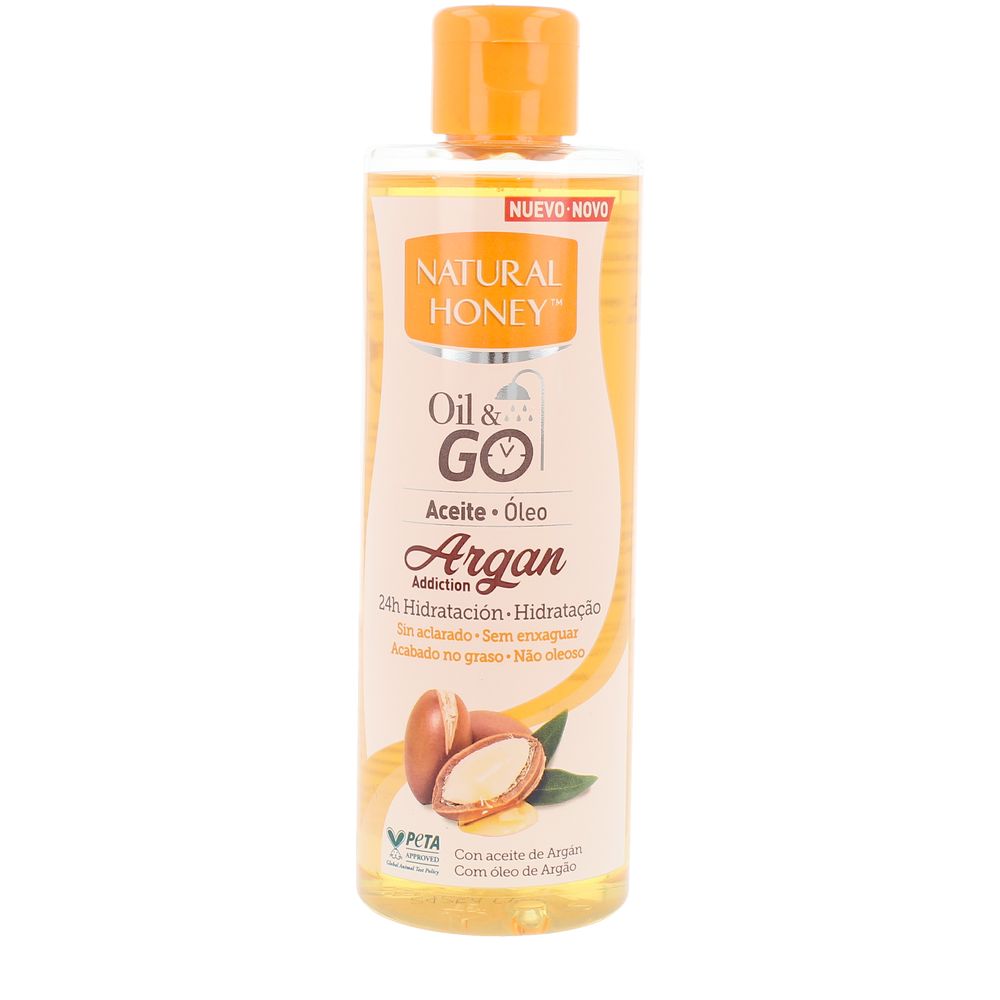 Natural Honey Elixir De Argan Oil & Go Aceite Corporal 250 Ml