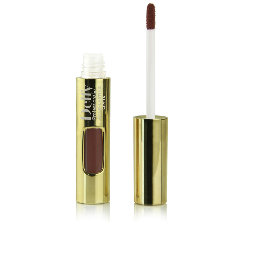 Delfy Lipfix Gold Liquid Lipstick #Caramel 8 Gr