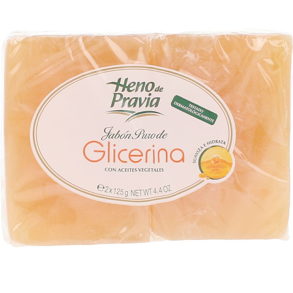Heno De Pravia Glycerin Pure Soap Pack 2 X 125 Gr
