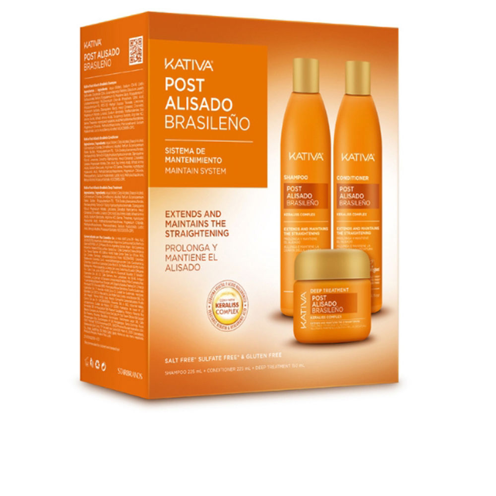 Kativa Profesional Post Alisado Brasileño Lote 3 Pz