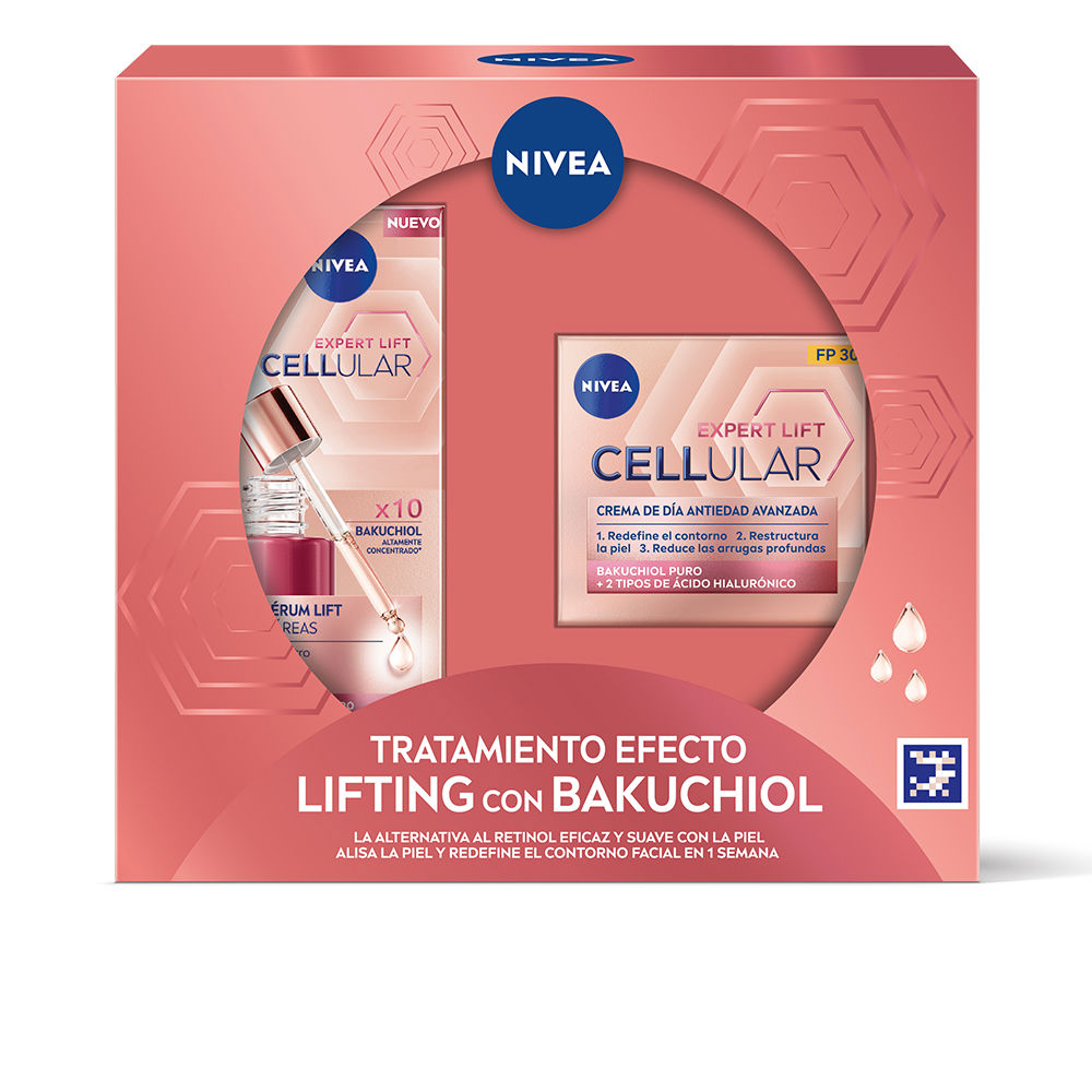 Nivea Lifting Effect Treatment Day Cream + Serum Set Of 2