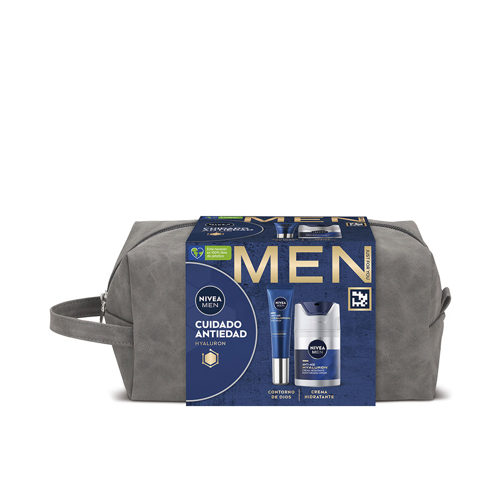 Nivea Men'S Toiletry Bag Anti-Aging Care Case 3 Pcs