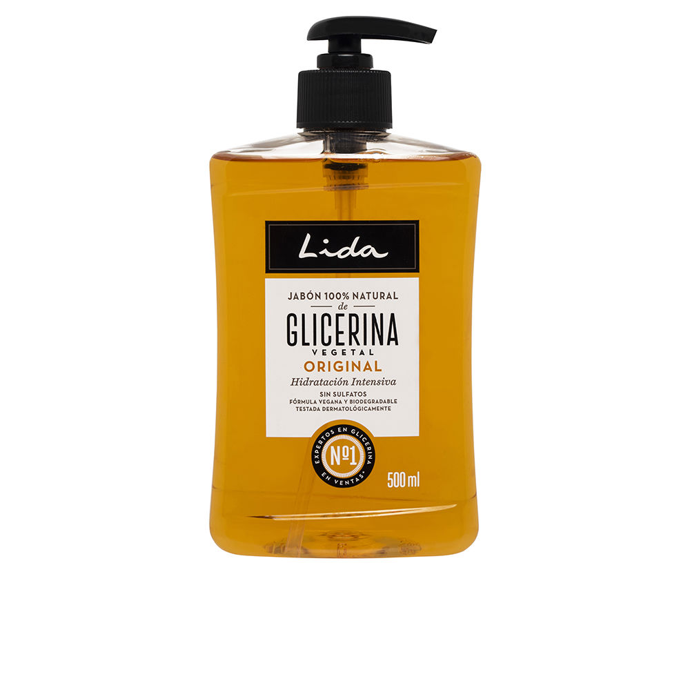 Lida Jabón 100% Natural Manos Glicerina 500 Ml