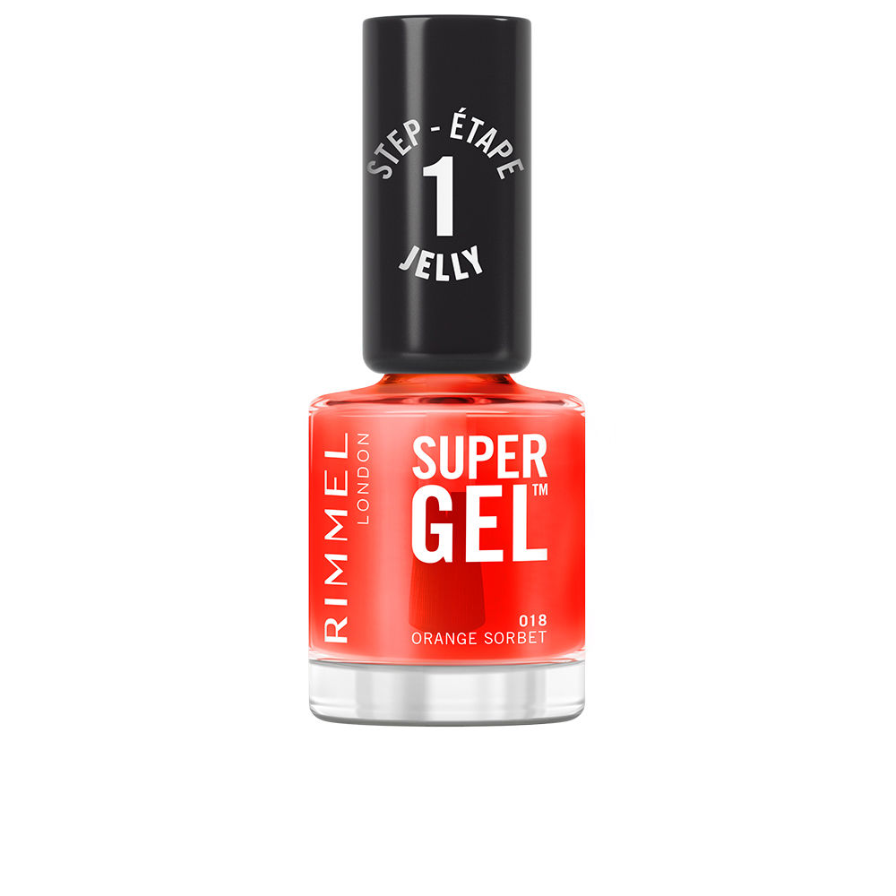 Rimmel London Super Gel Esmalte De Uñas #18-Orange Sorbet 12 Ml