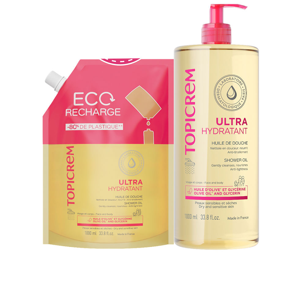 Topicrem Uh Shower Oil Case 2 Pcs