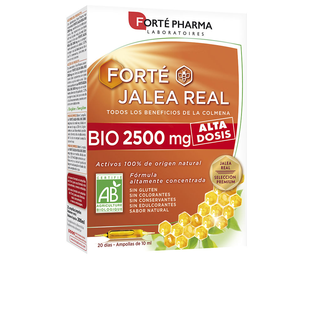 Forté Pharma Forté Royal Jelly Bio 2500 Mg Ampoules 20 X 15 Ml