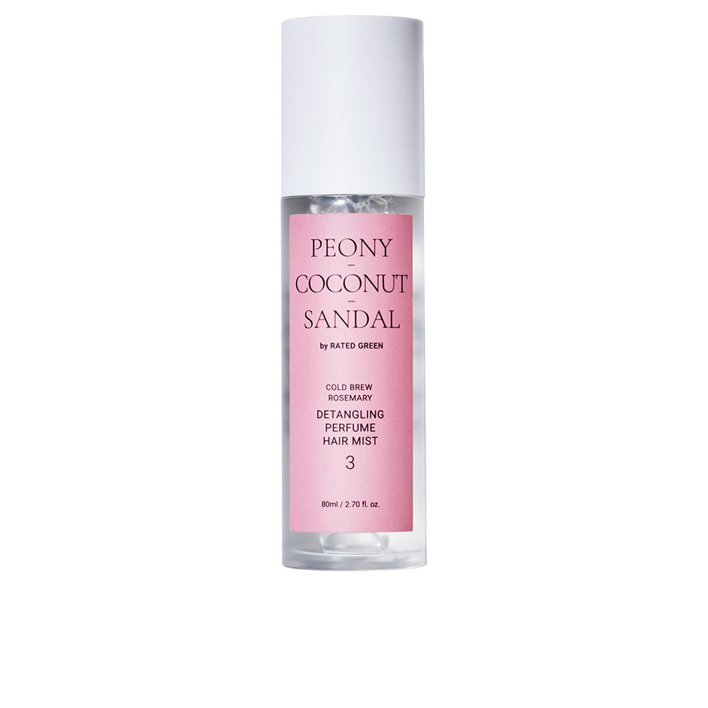 Rated Green Peony Cocconut Sandal 03 Detanling Perfume Hair Mist 80 Ml