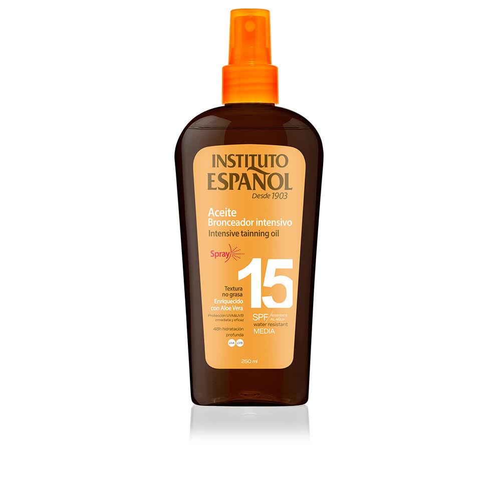 Instituto Español Sunscreen Intensive Oil Spray Spf15 250 Ml
