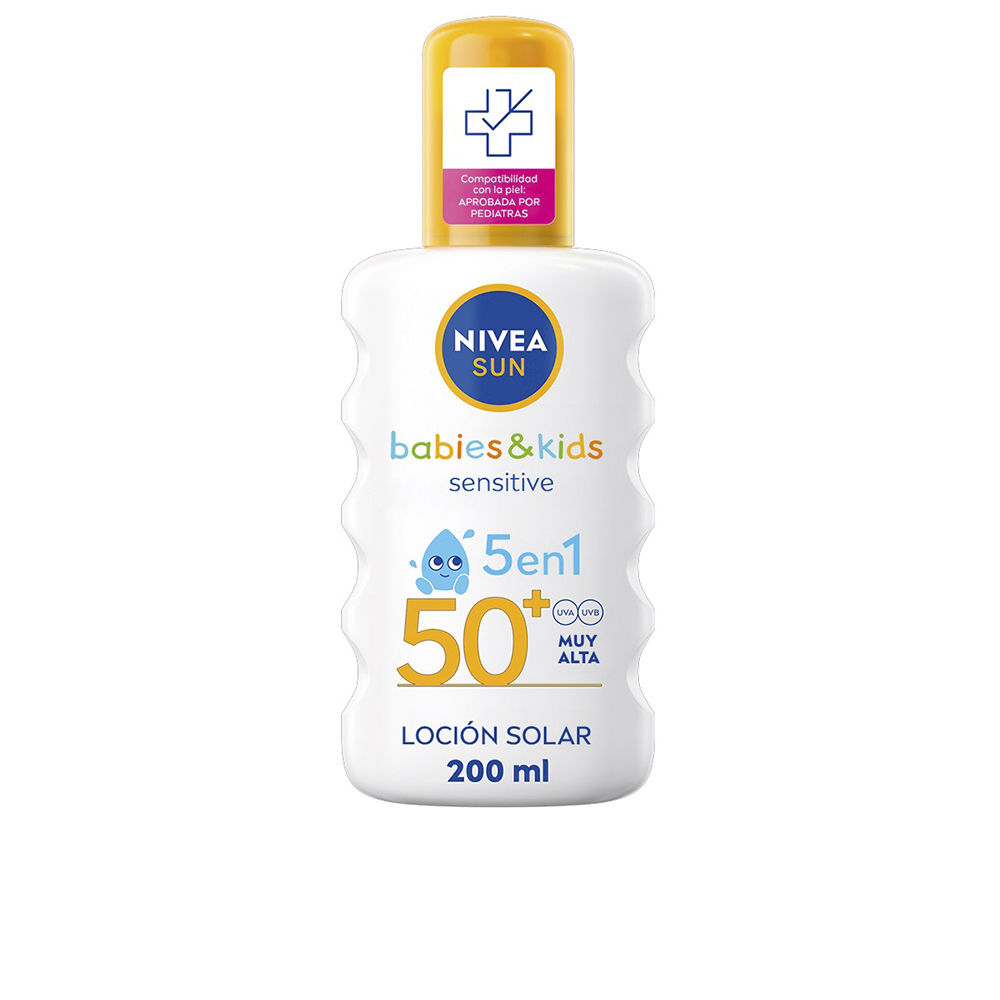 Nivea Sun Babies&Amp;Kids 5 In 1 Sun Lotion Spf50+ 200 Ml