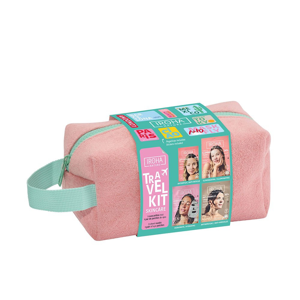 Iroha Travel Kit Skincare Case 5 Pcs