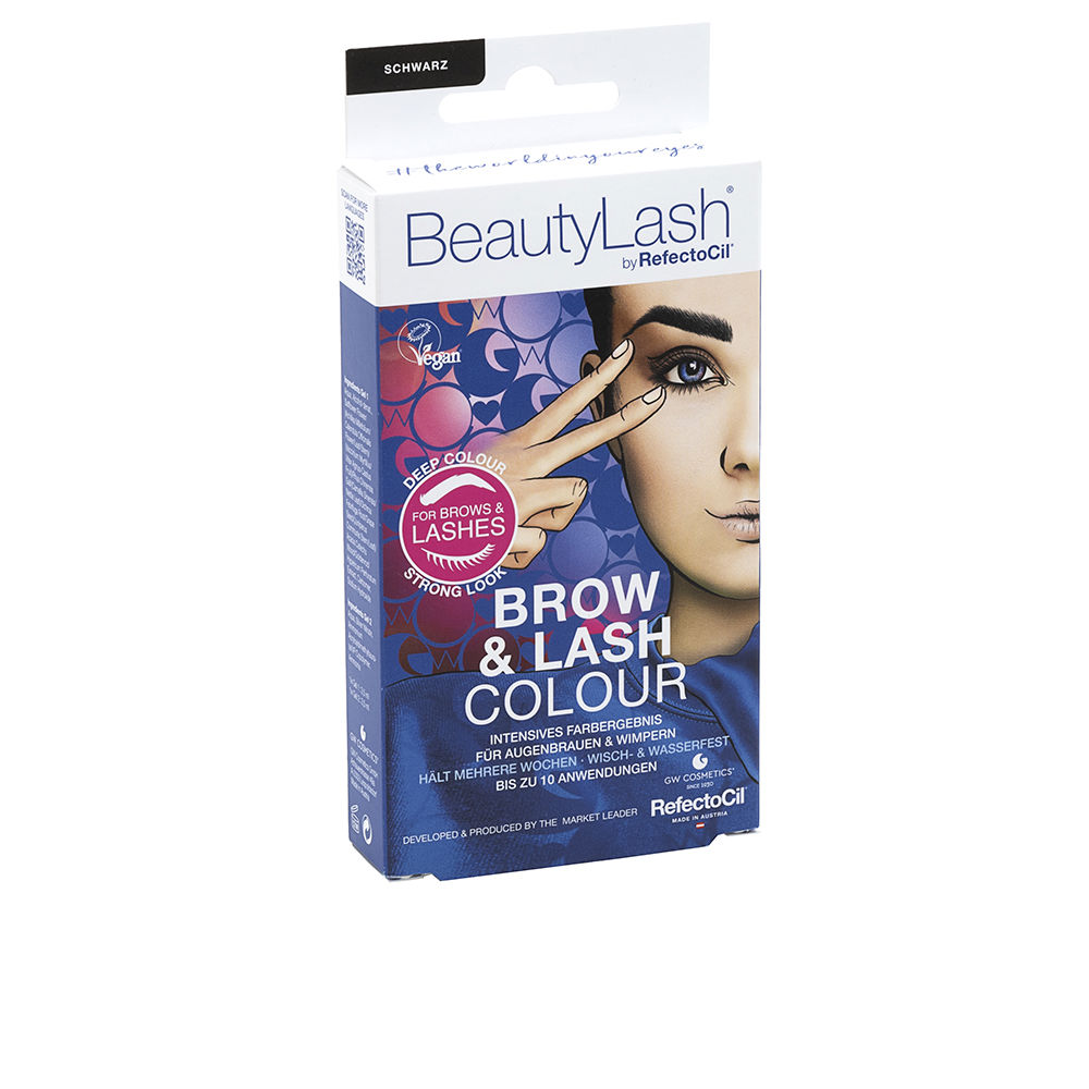 Refectocil Beautylash Brow &Amp; Lash Colour Eyebrow And Eyelash Tint Kit #Black 1 Unit