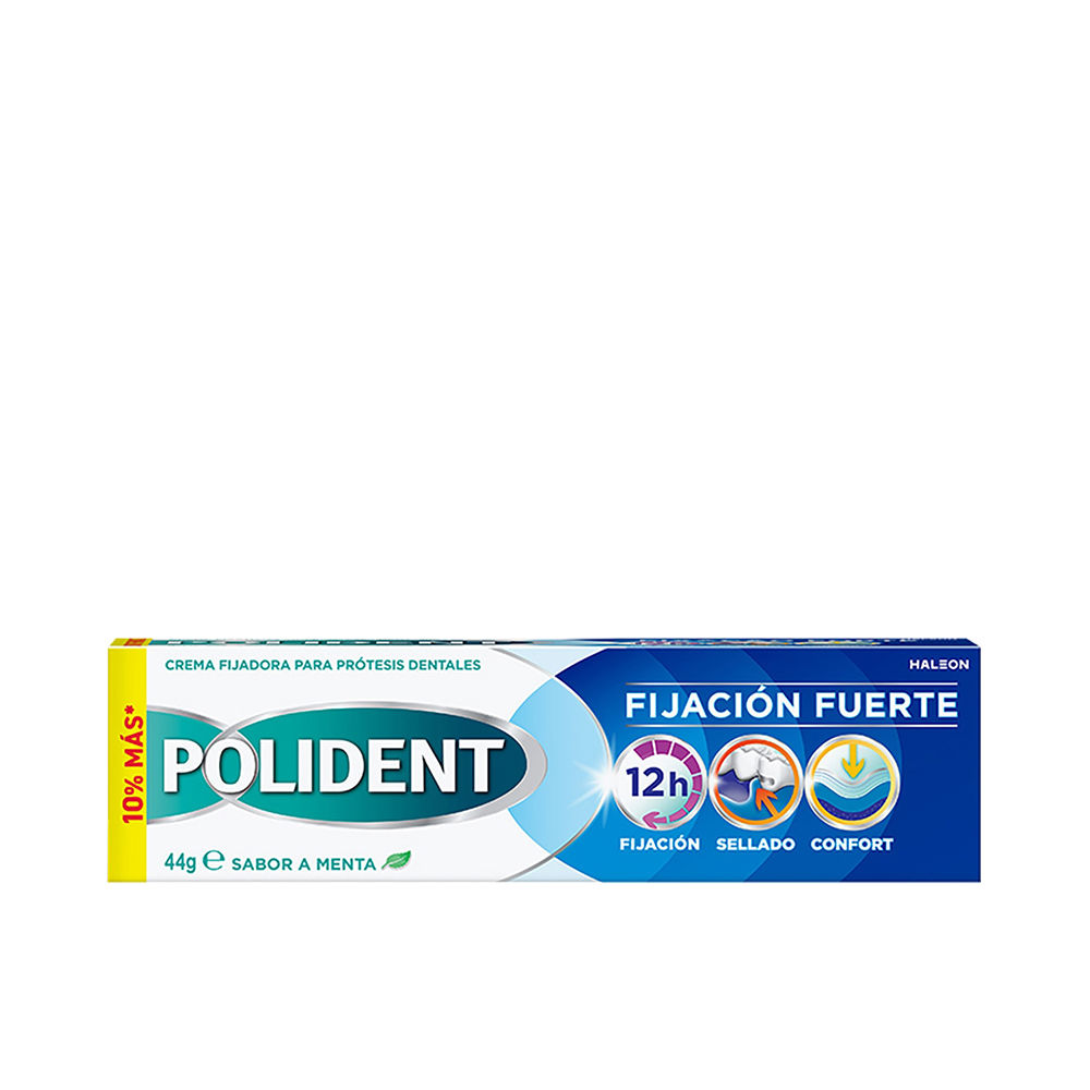 Polident Fixing Cream For Dental Prostheses, Strong Hold, Mint Flavor, 44 G