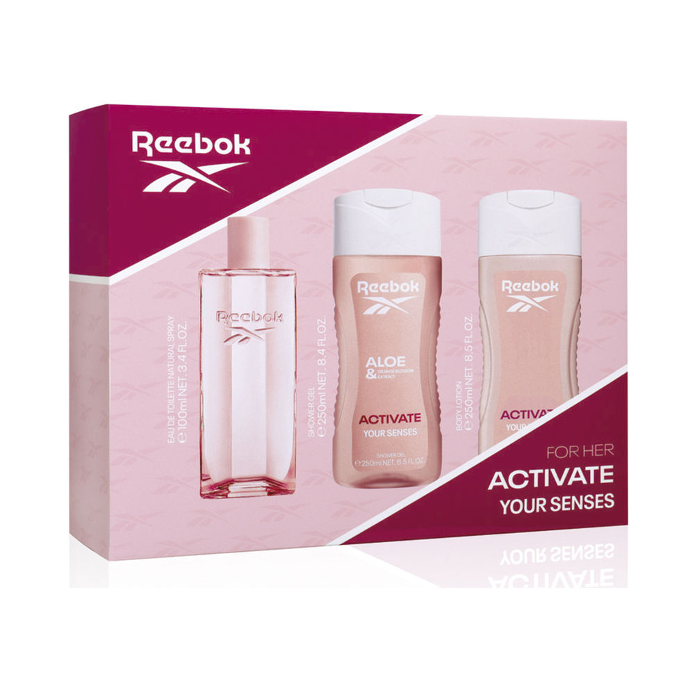 Reebok Activate Your Senses Woman Case 3 Pcs