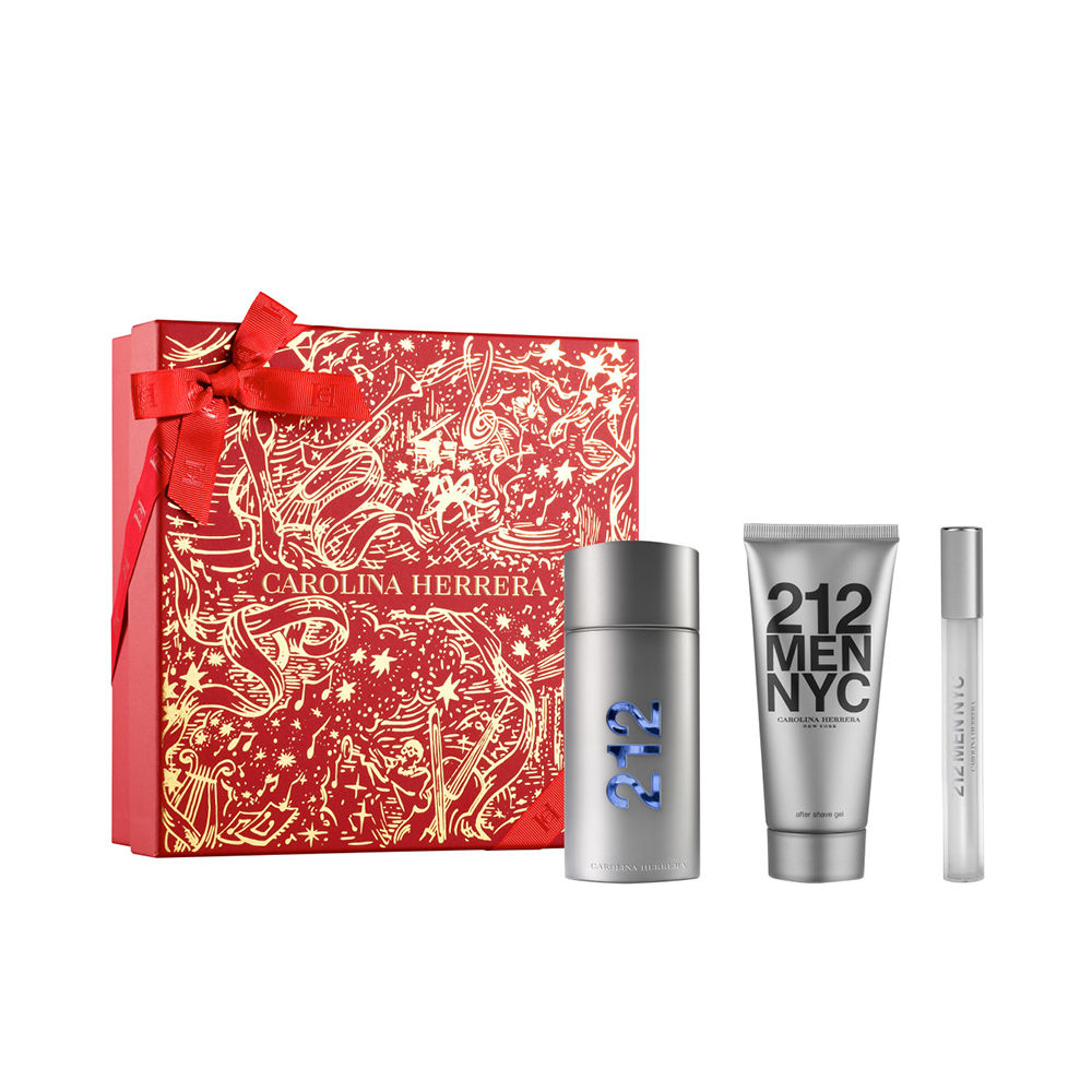 Carolina Herrera 212 Nyc Men 3-Piece Case
