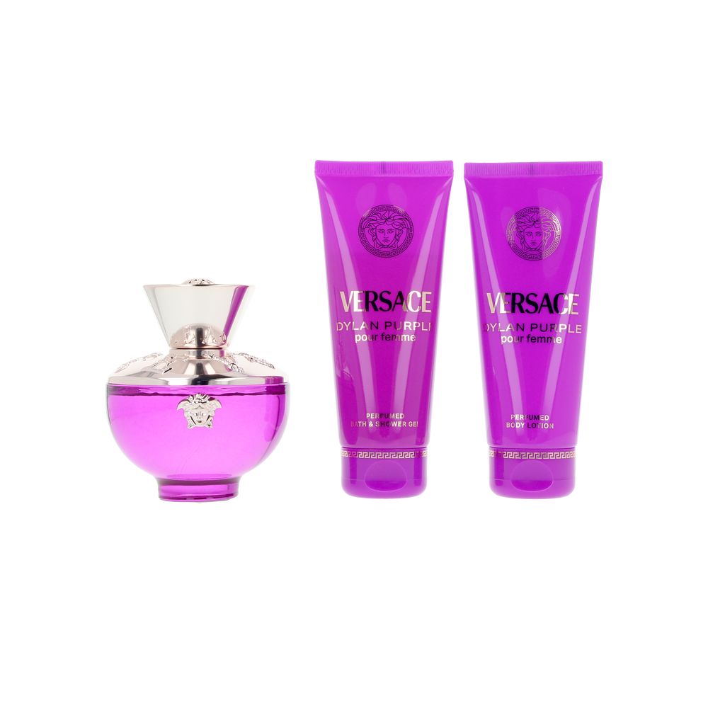 Versace Dylan Purple Case 4 Pcs