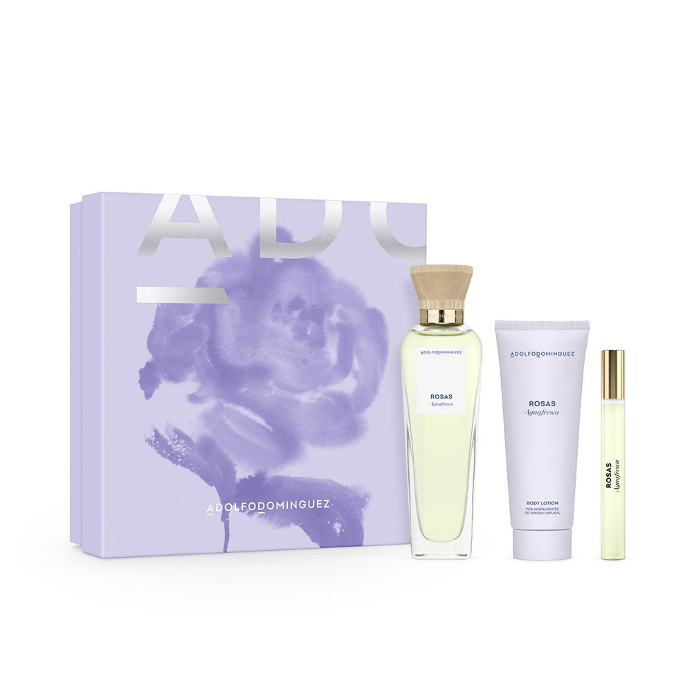 Adolfo Dominguez Fresh Rose Water Set Of 3