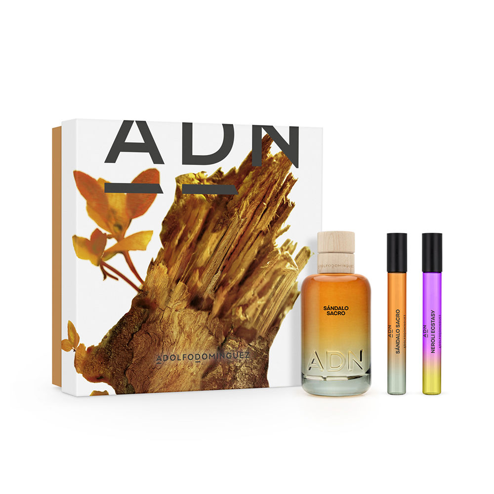 Adolfo Dominguez Dna Sacred Sandalwood Case 3 Pcs