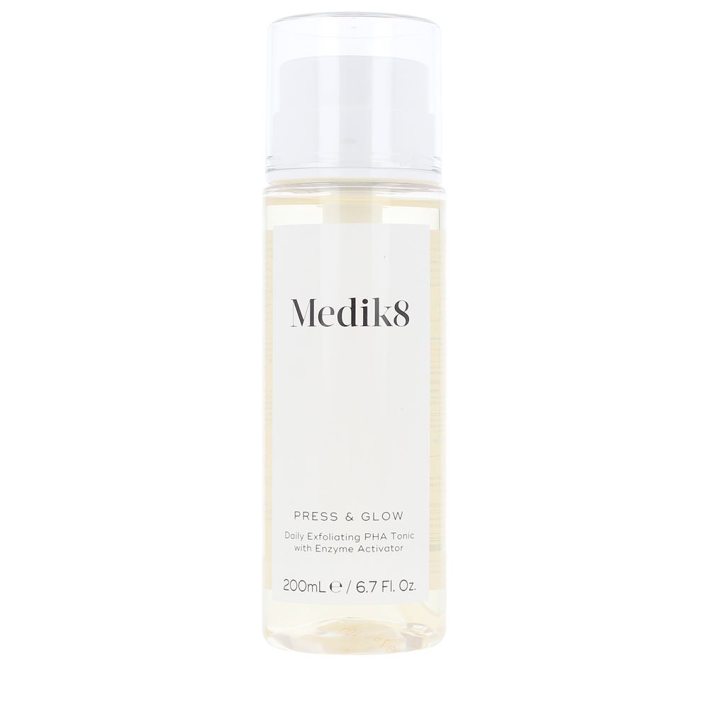 Medik8 Press &Amp; Glow Daily Pha Exfoliating Toner With Enzyme Activator 200ml