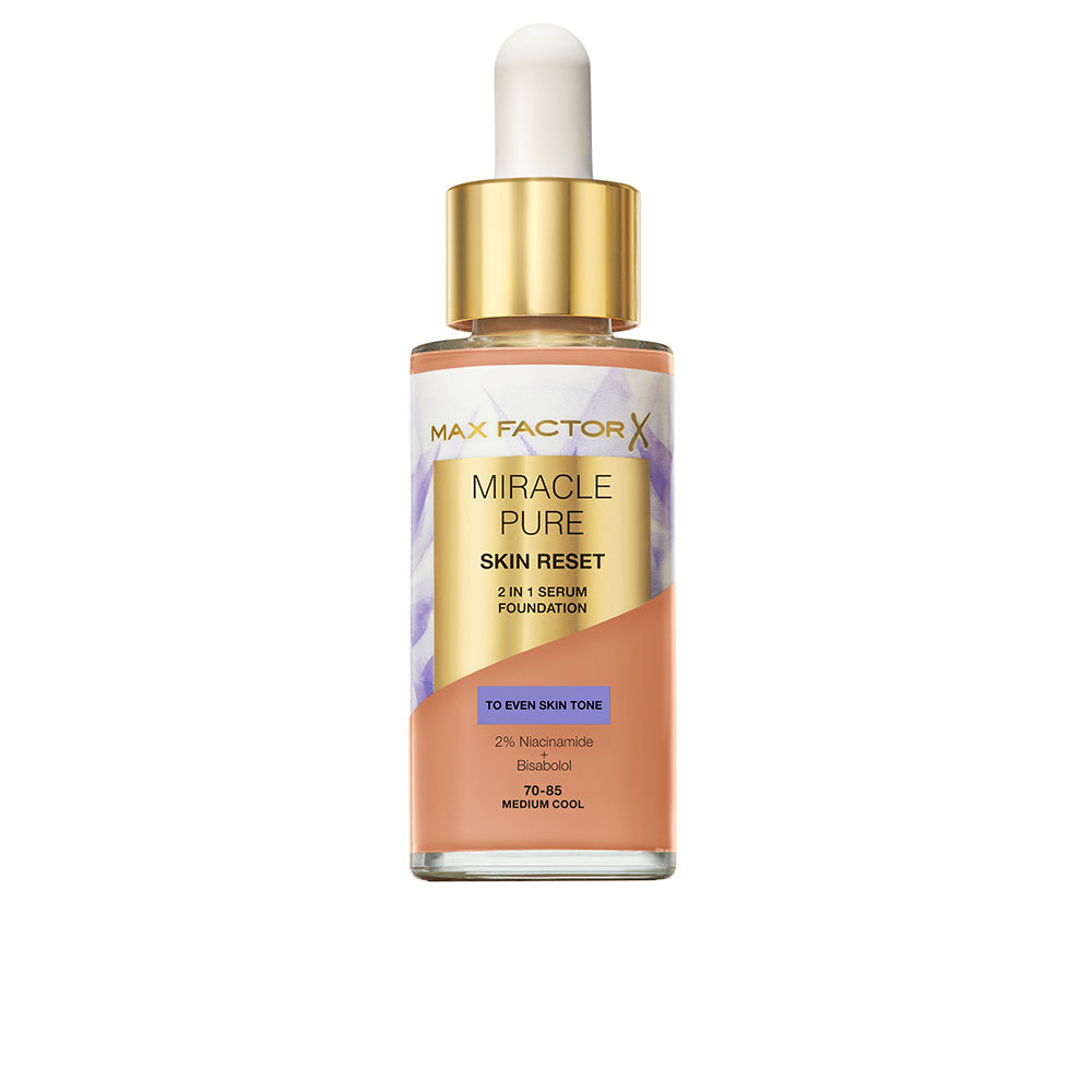 Max Factor Miracle Pure Sérum Renovador 2 En 1 #Medium Cool 30 Ml