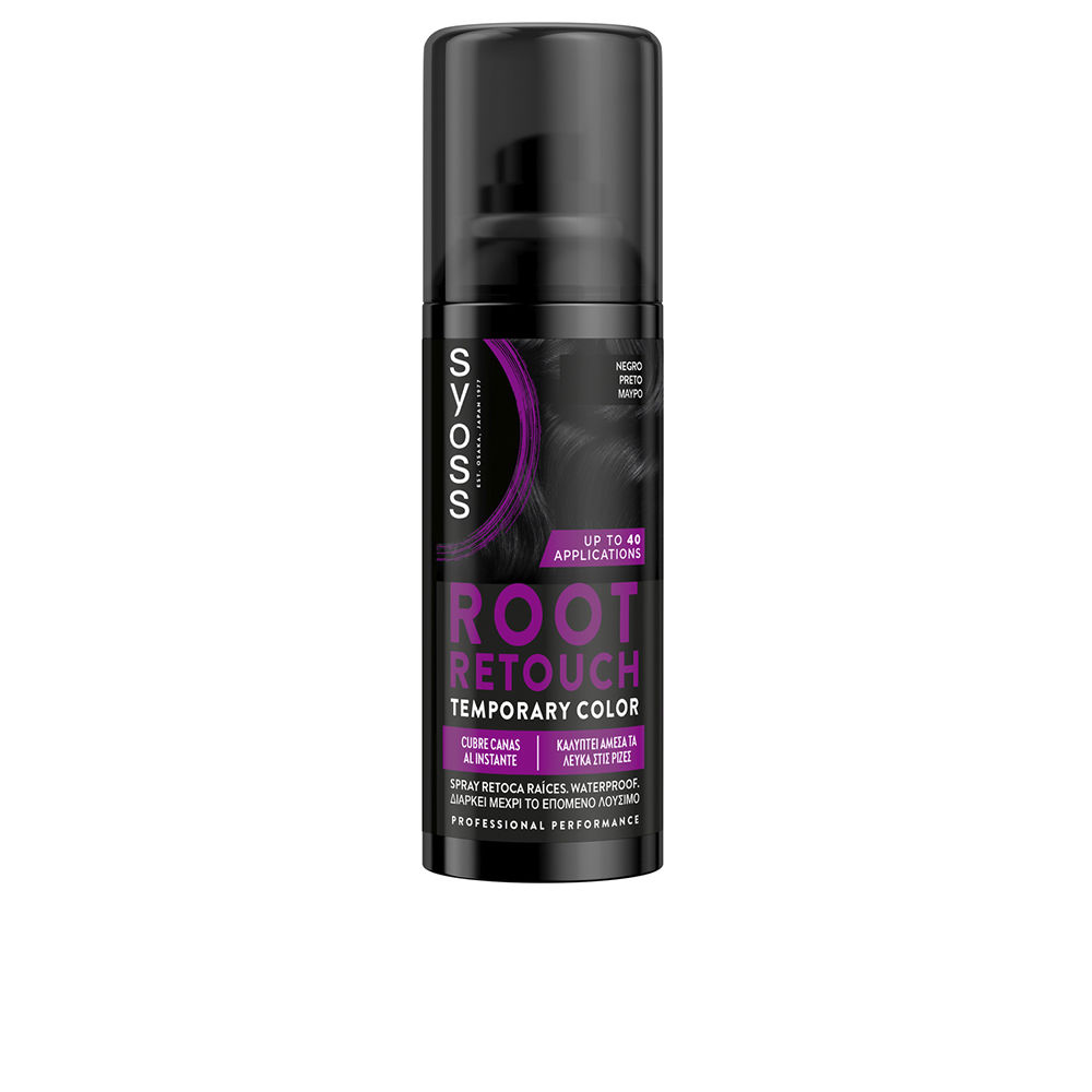 Syoss Root Retouch Root Retouching Spray #Black 120 Ml