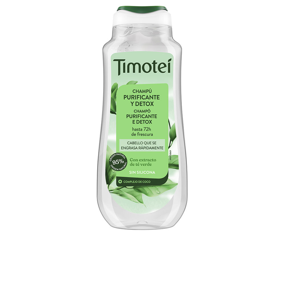 Timotei Purifying And Detoxifying Shampoo With Green Tea Extract For Oily Hair 300 Ml