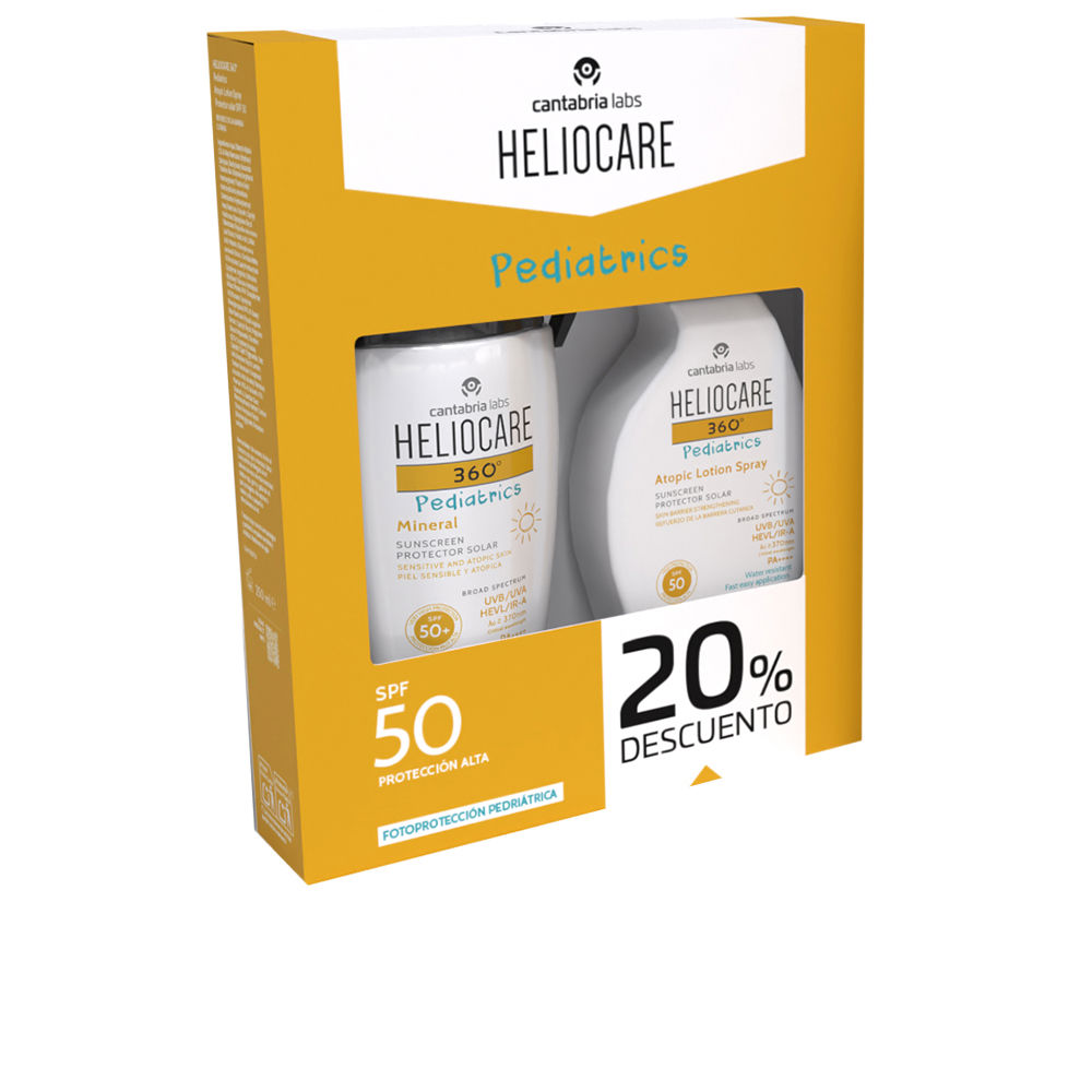 Heliocare 360° Pediatrics Mineral Spf50+ Case 2 Pcs
