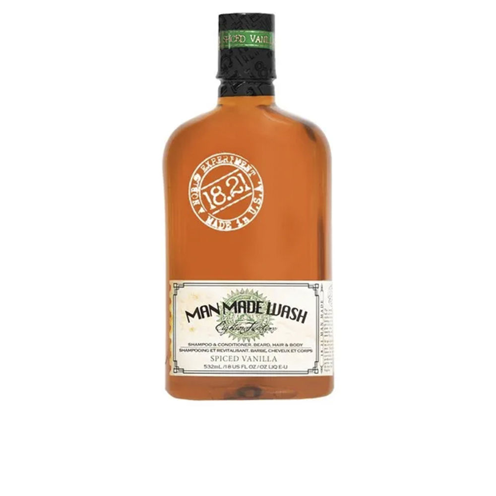 18.21 Man Made Man Made Wash 3 In 1 Shampoo Gel Spiced Vanilla 532 Ml