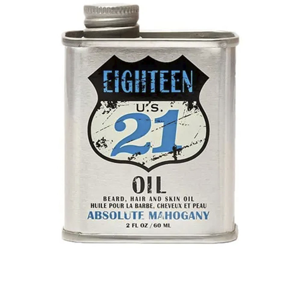 18.21 Man Made Absolute Mahogany Beard, Hair And Skin Oil 60 Ml