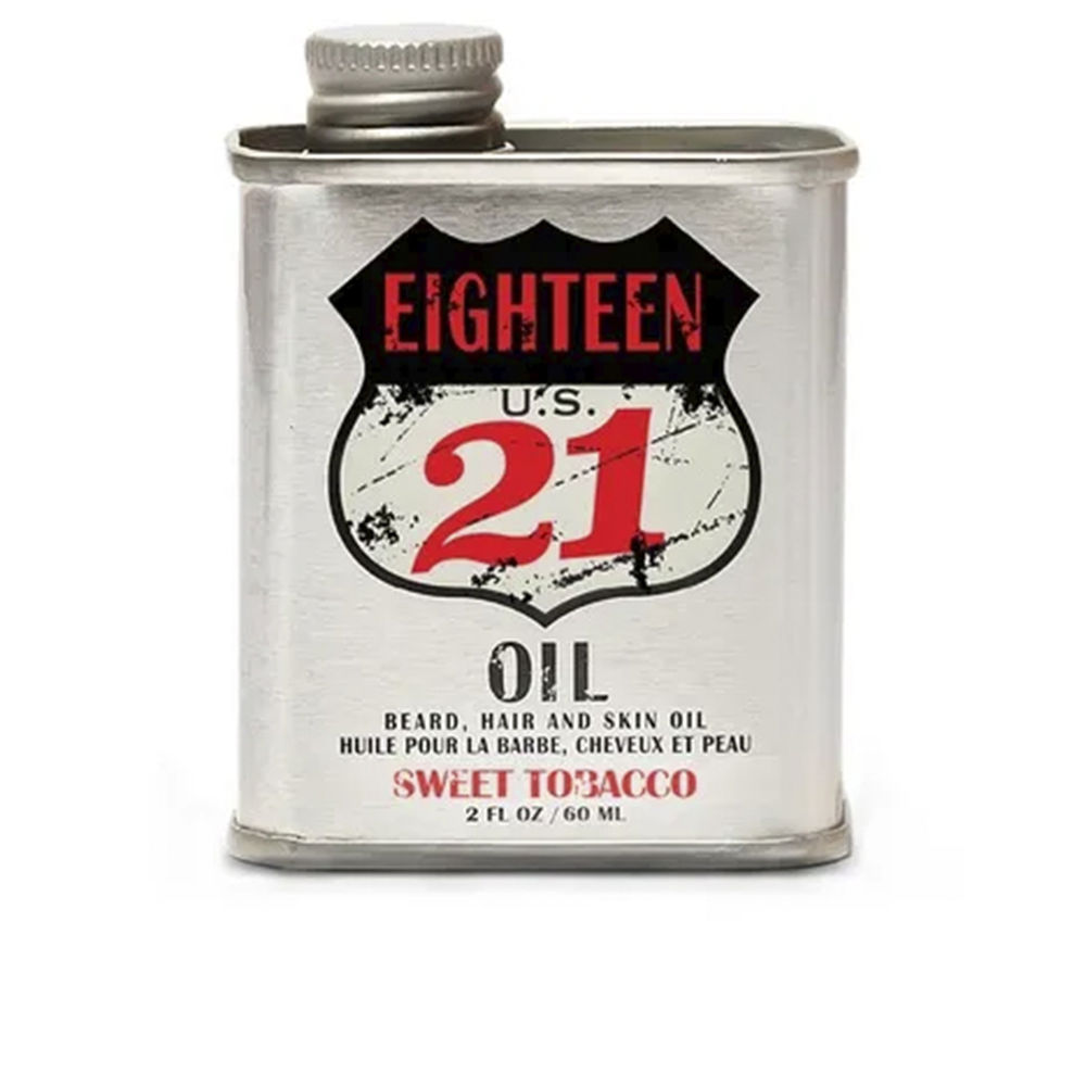 18.21 Man Made Sweet Tobacco Beard, Hair And Skin Oil 60 Ml