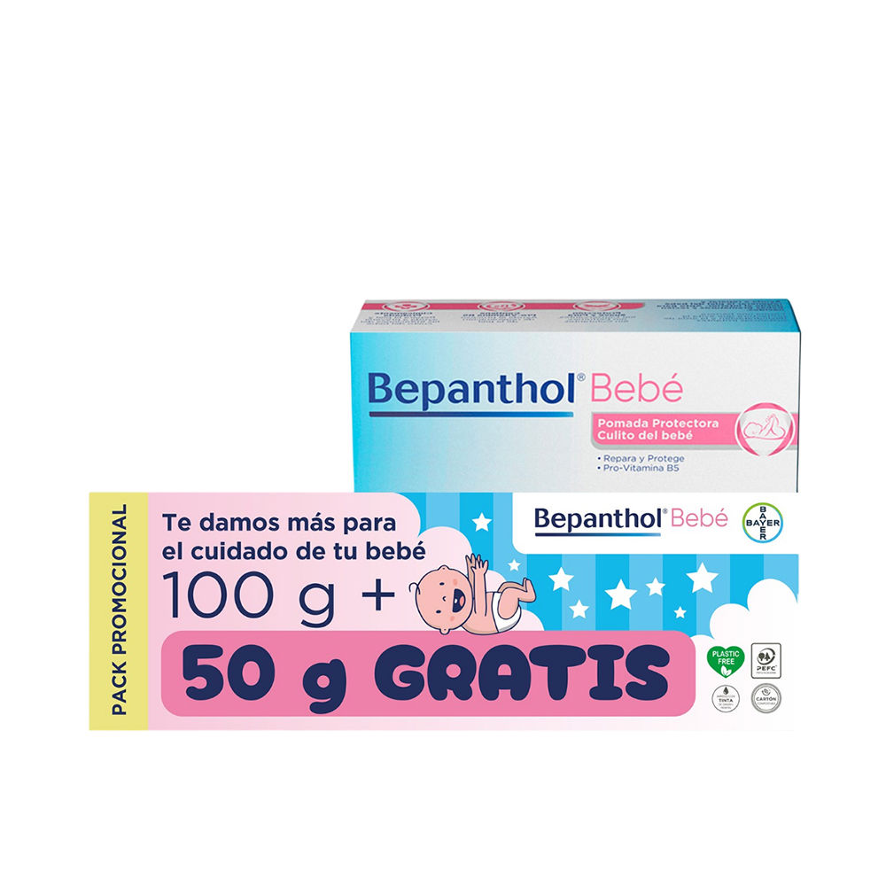 Bepanthol Baby Protective Ointment For Baby'S Bottom 100g + 50g 2 Units