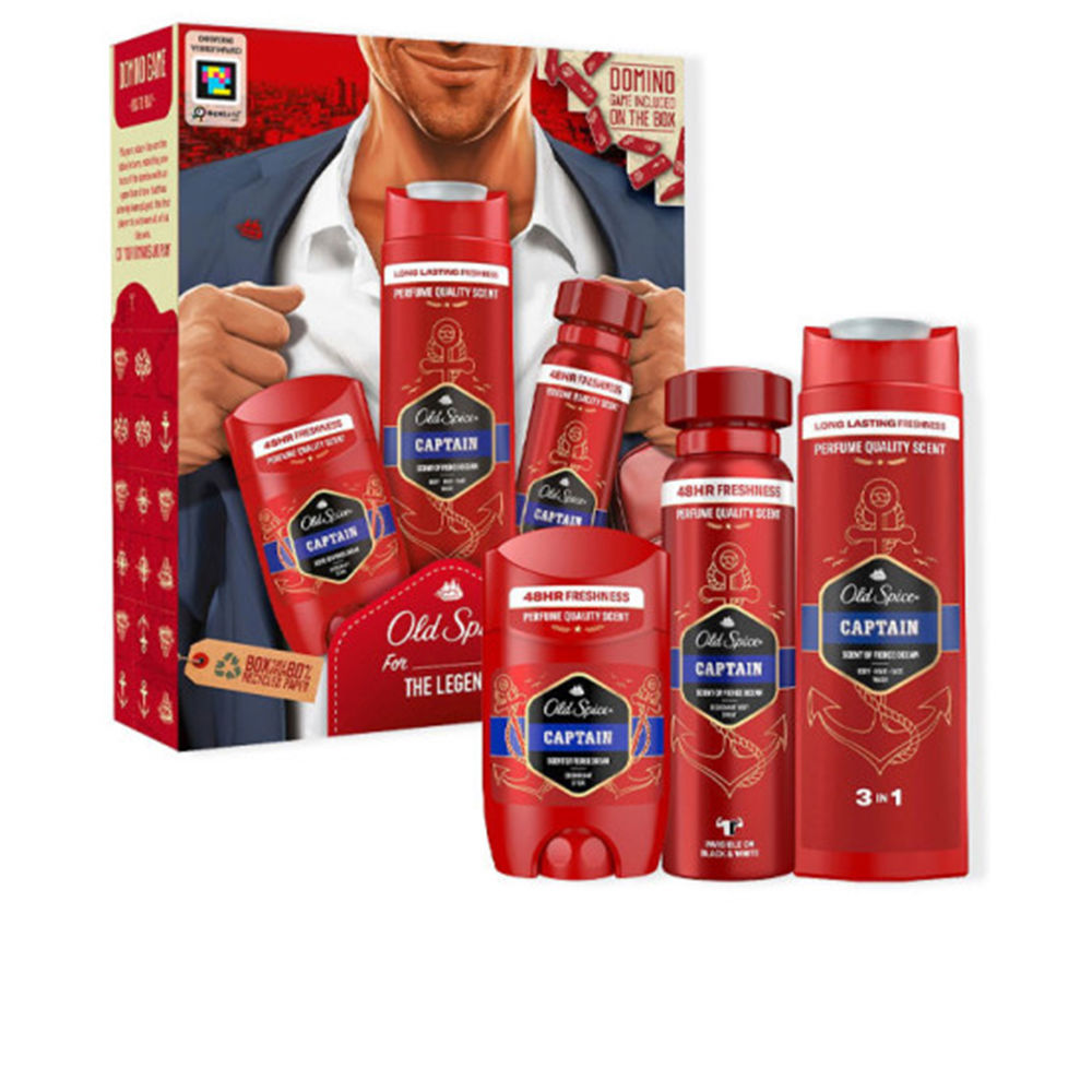 Old Spice Captain Case 3 Pcs