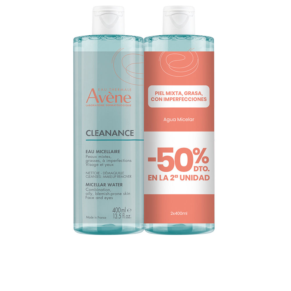 Avène Micellar Water Makeup Remover Pack 2 X 400 Ml