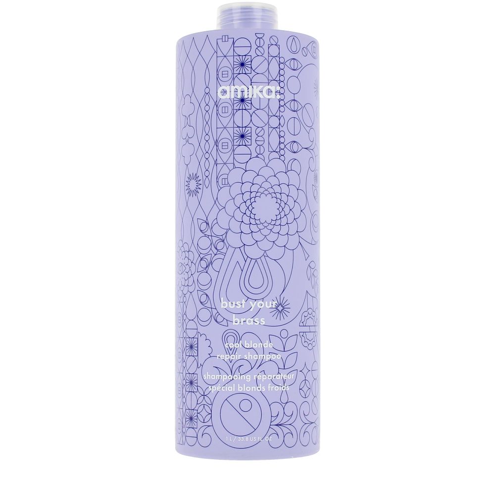 Amika Bust Your Brass Repairing Shampoo For Blonde Hair 1000 Ml