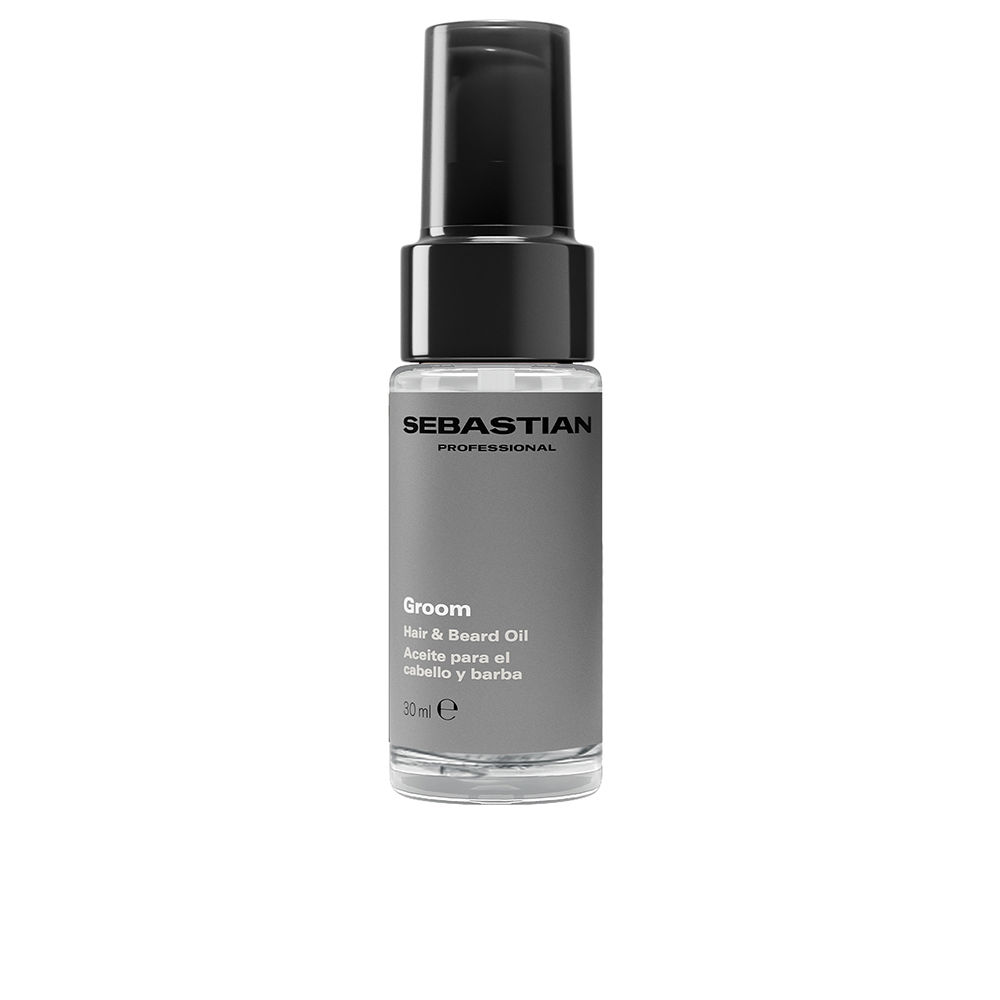 Sebastian Professionals Groom Hair And Beard Oil For Men Provides Softness, Definition And Shine 30 Ml