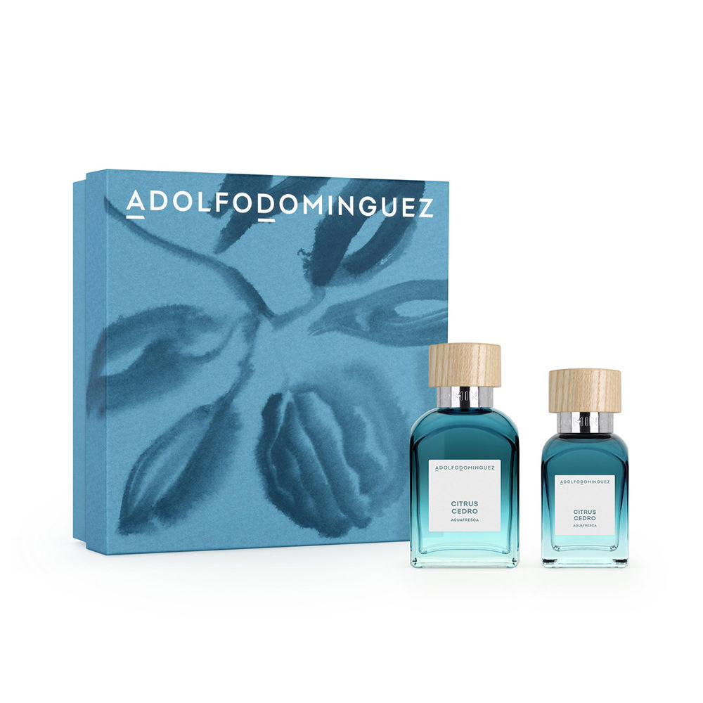 Adolfo Dominguez Fresh Water Citrus Cedar Case 2 Pcs