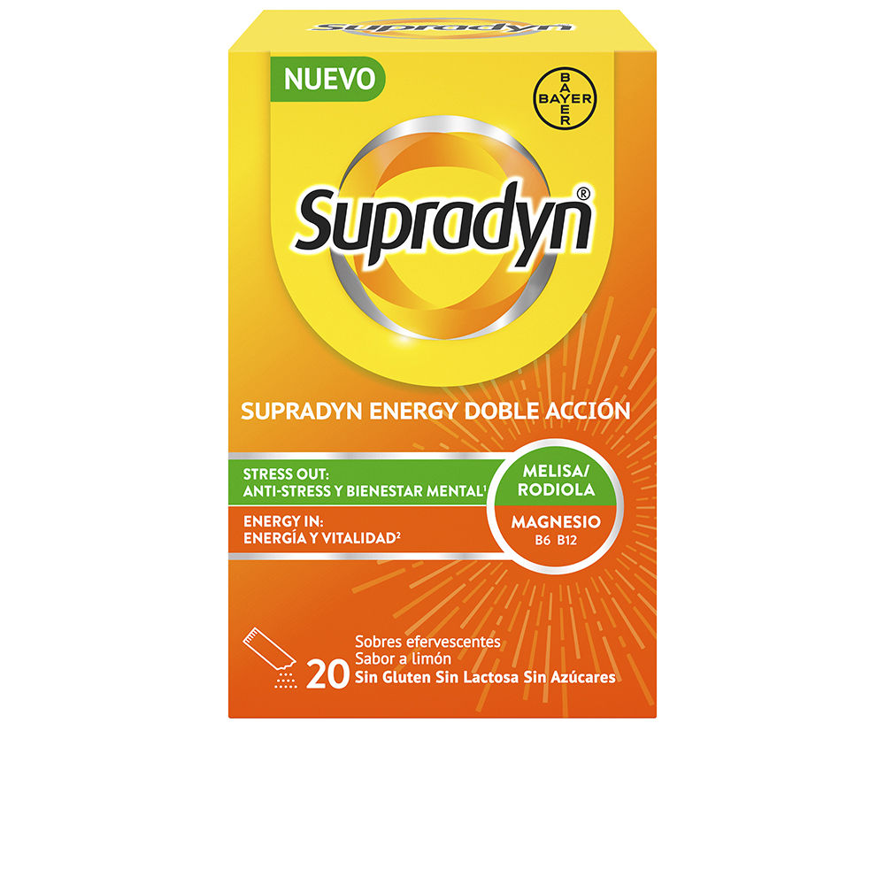 Supradyn Energy Double Action Effervescent Sachets 20 Units